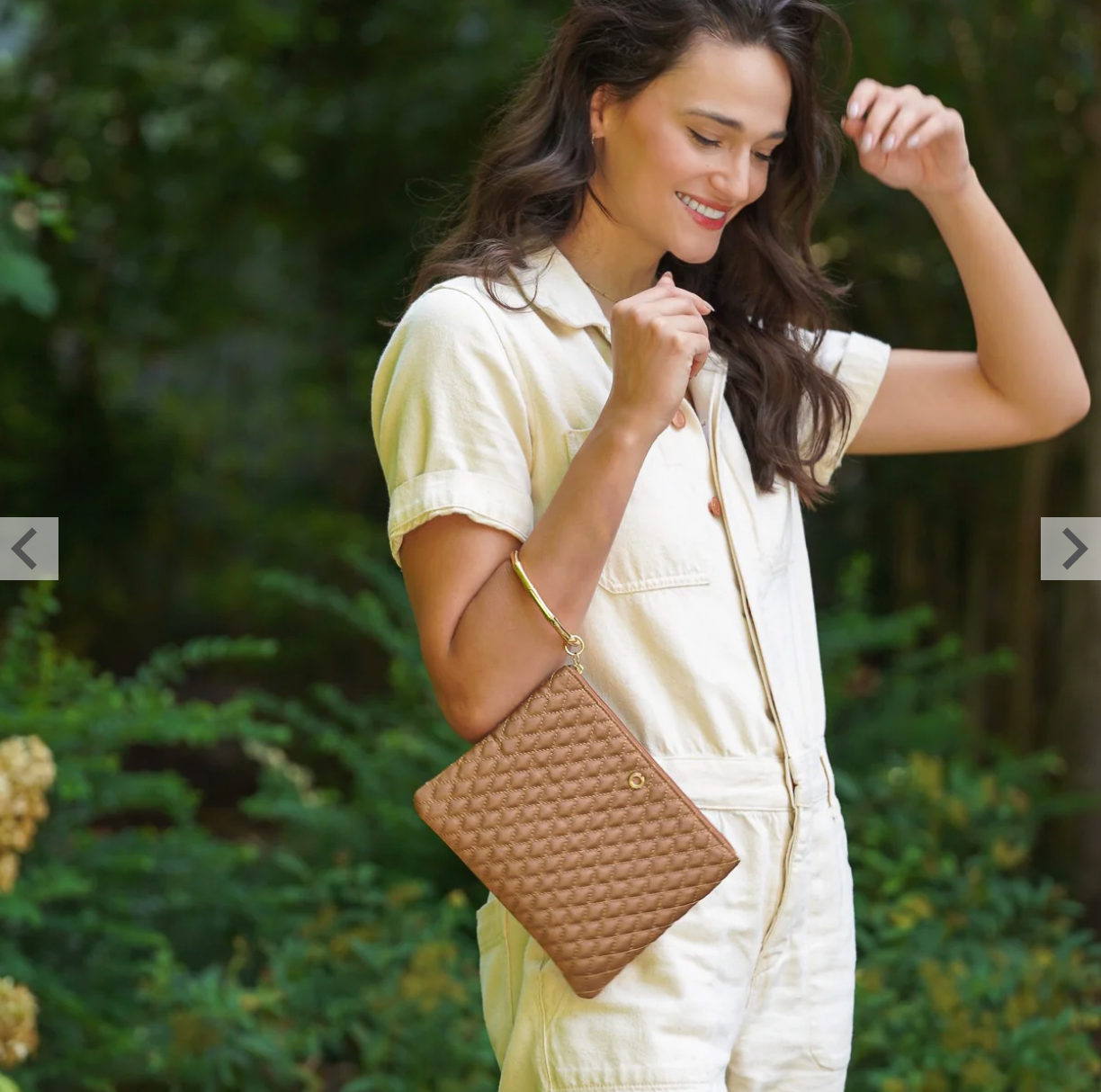 Bracelet Pouch - Caramel Clutch Bag