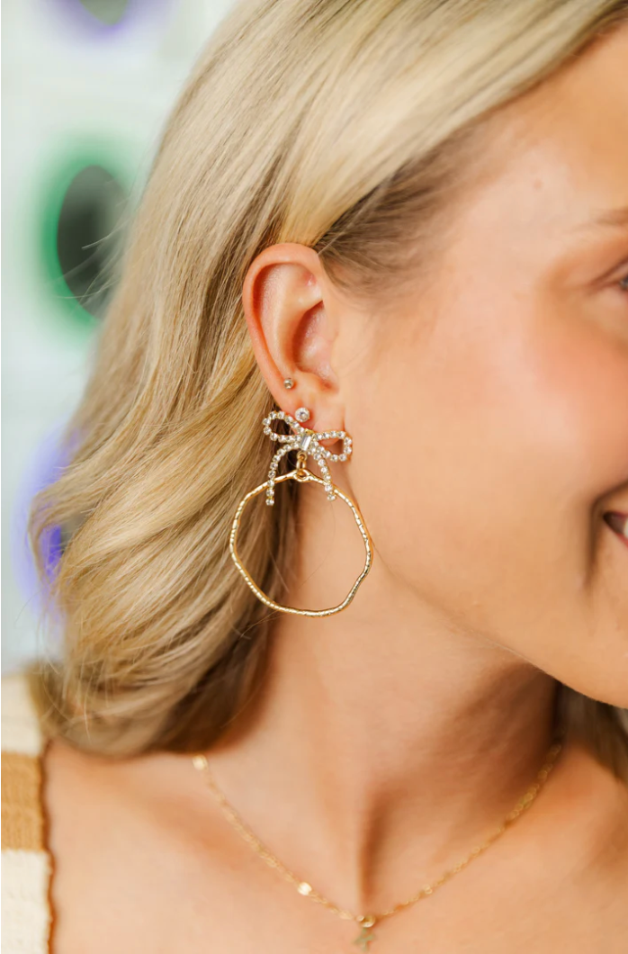 Nina Bow Hoops
