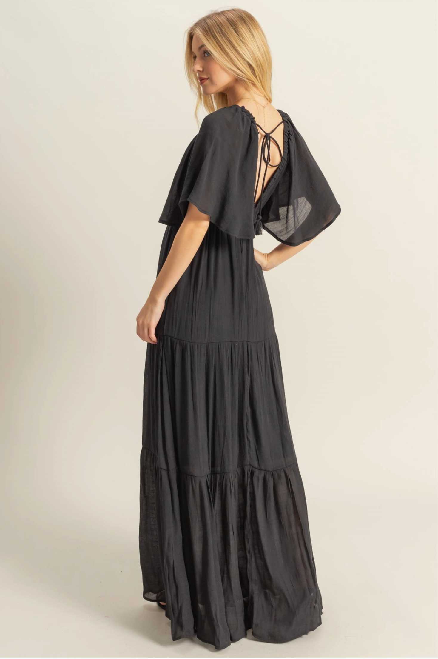 Meet Me At Midnight Maxi Dress
