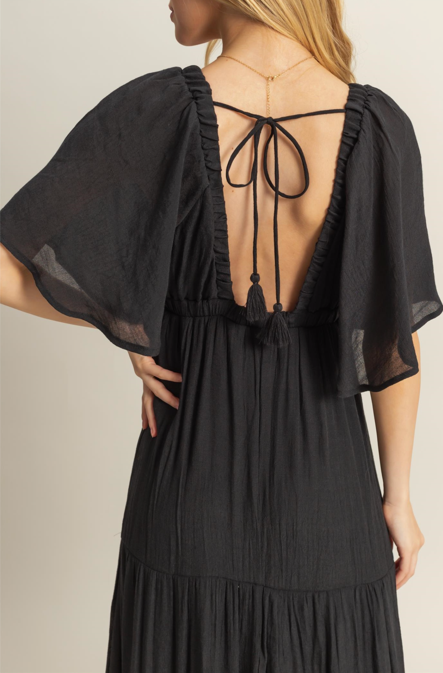 Meet Me At Midnight Maxi Dress