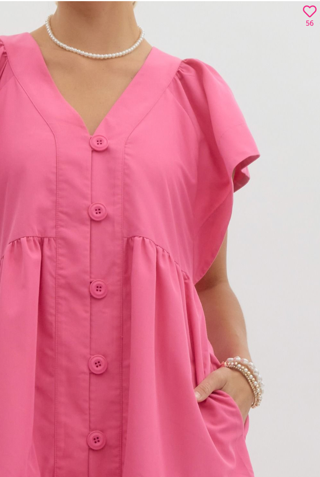 The Pink Peony Midi Dress