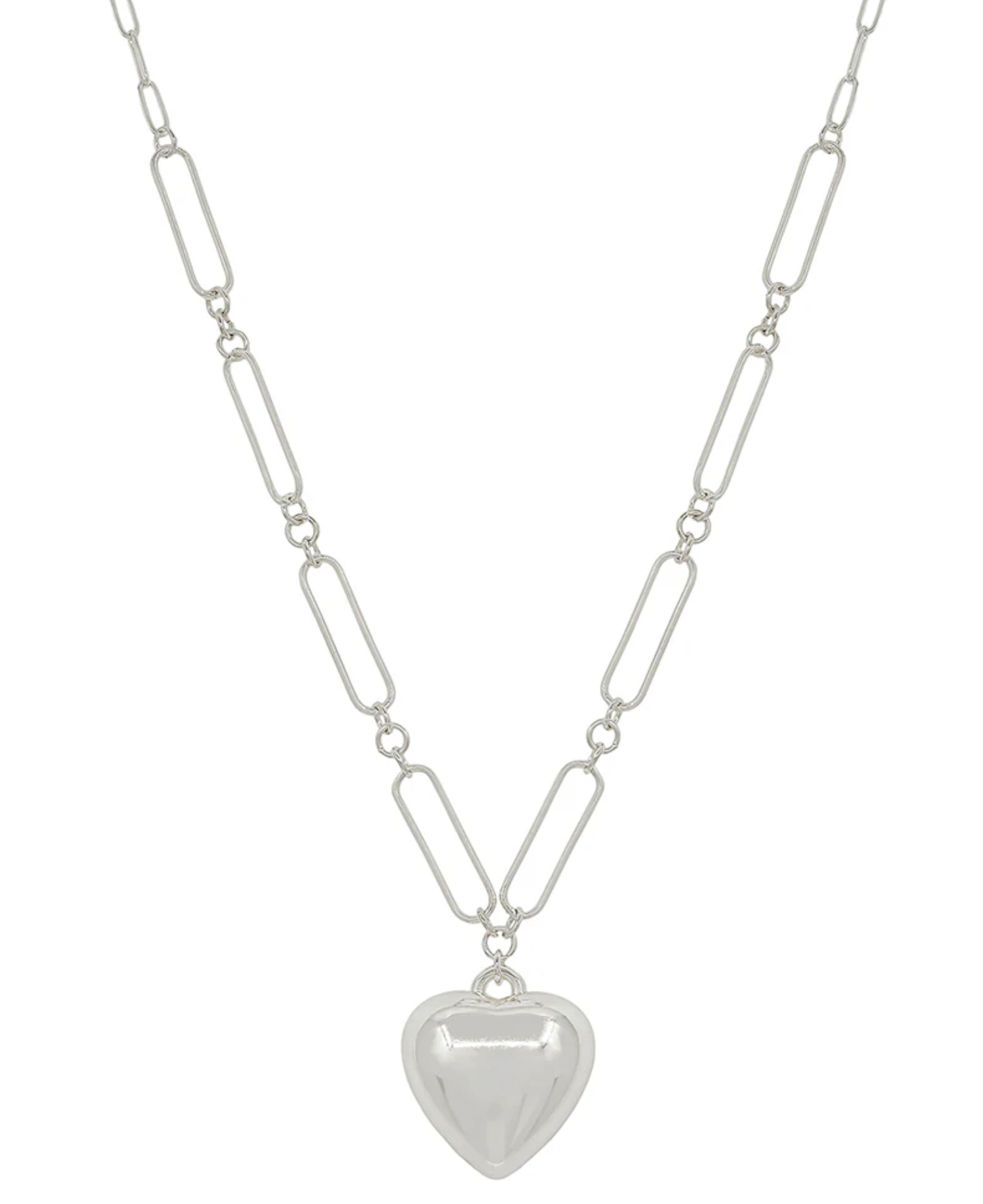 Silver Lining Heart Necklace