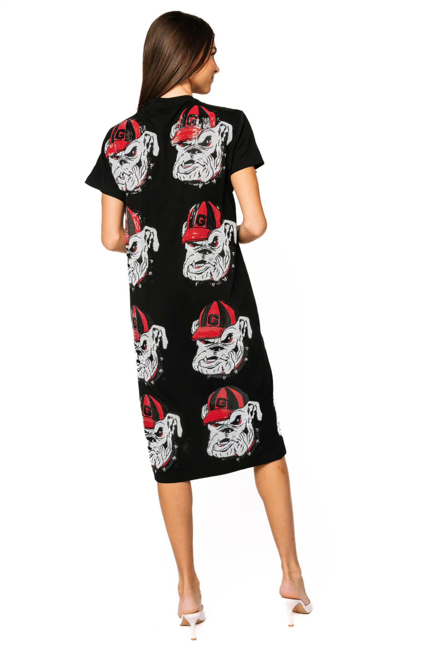 Licensed UGA Mascot Midi Tee Dress