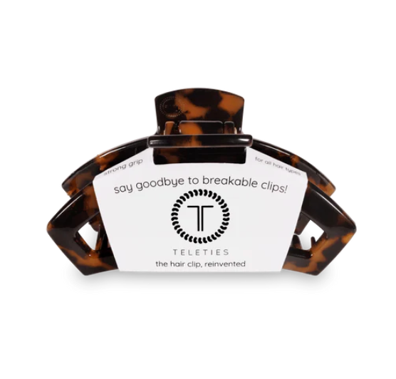 Open Tortoise Medium Hair Clip
