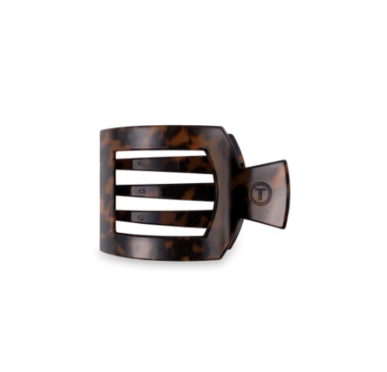 Tortoise Small Flat Square Clip