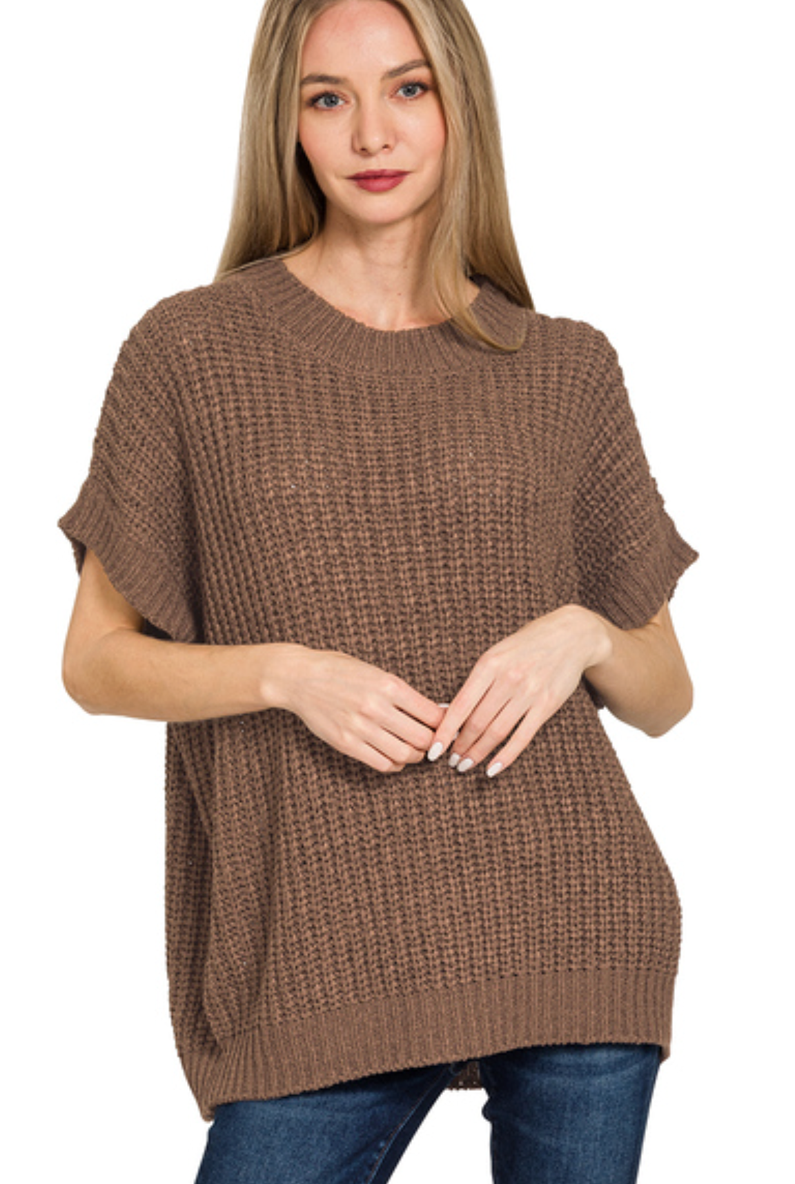 The Ellie Sweater In Brown