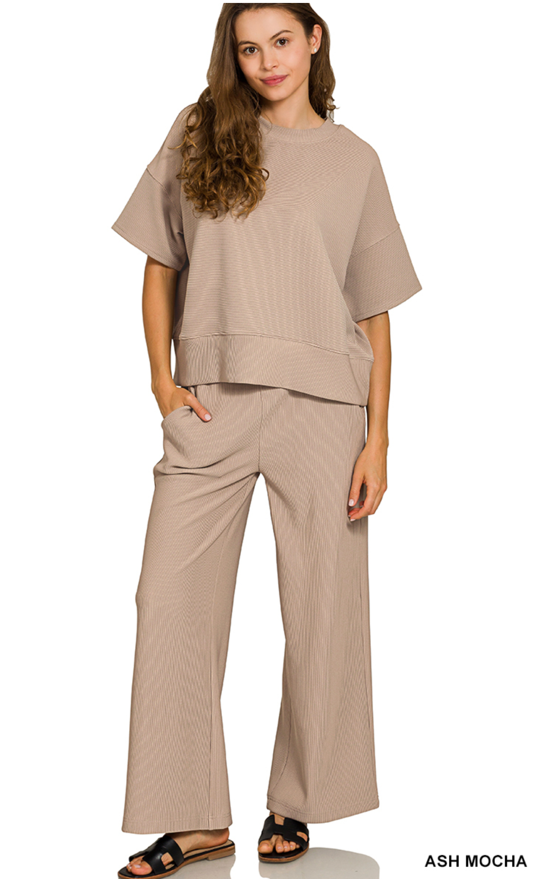 The Coco Set In Ash Mocha