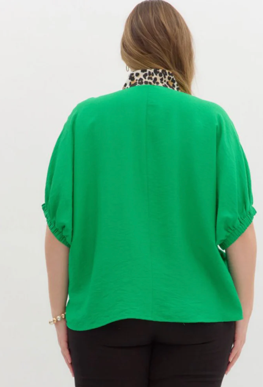 The Savannah Top In Green