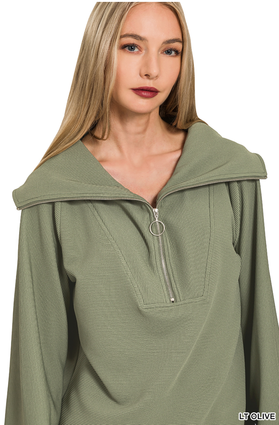 Kendra Ribbed Set In Brown