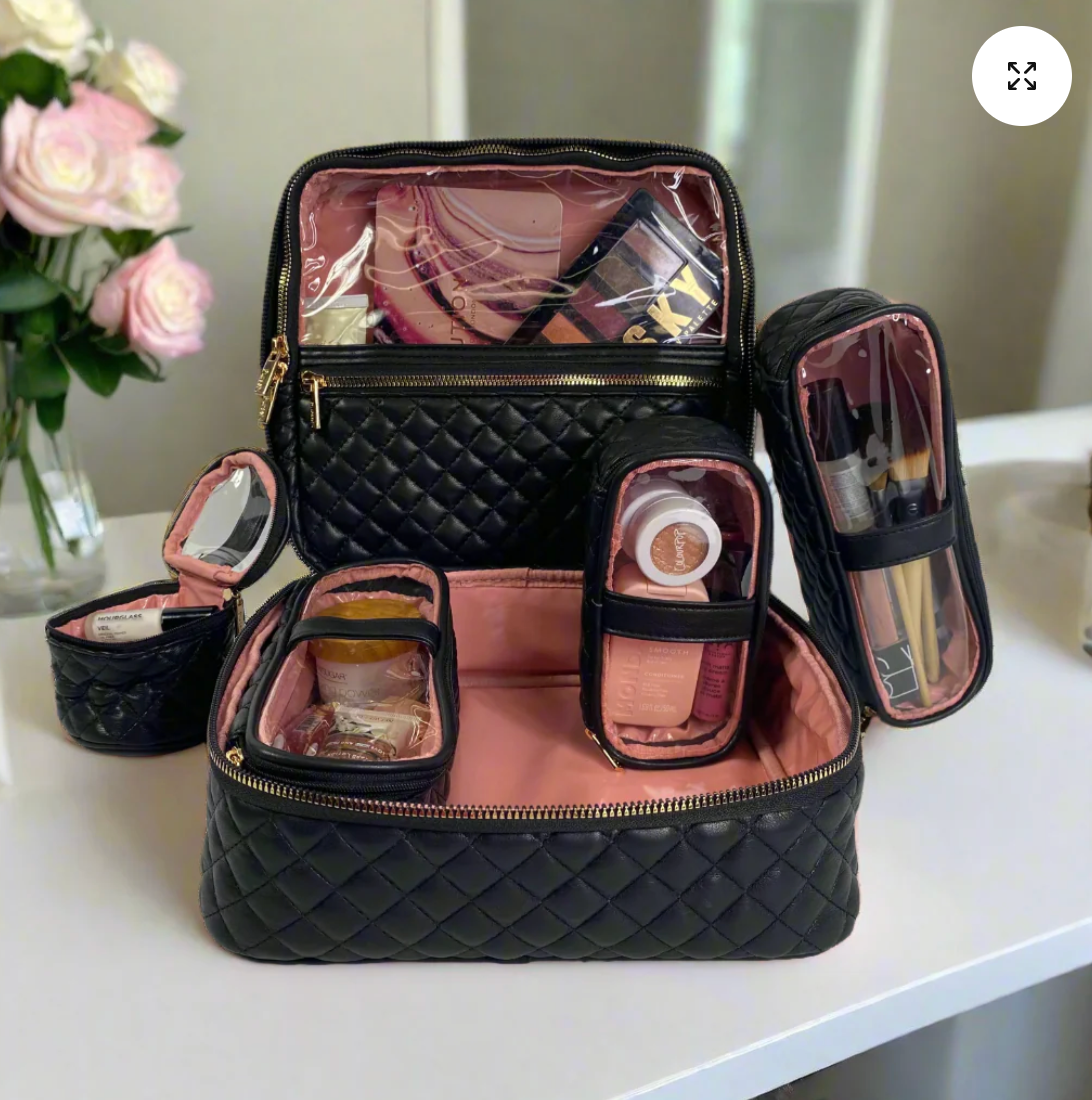 Mini Diva Makeup Case In Timeless Quilted