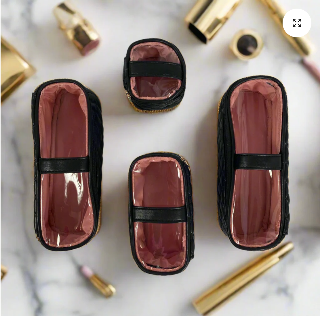 Mini Diva Makeup Case In Timeless Quilted