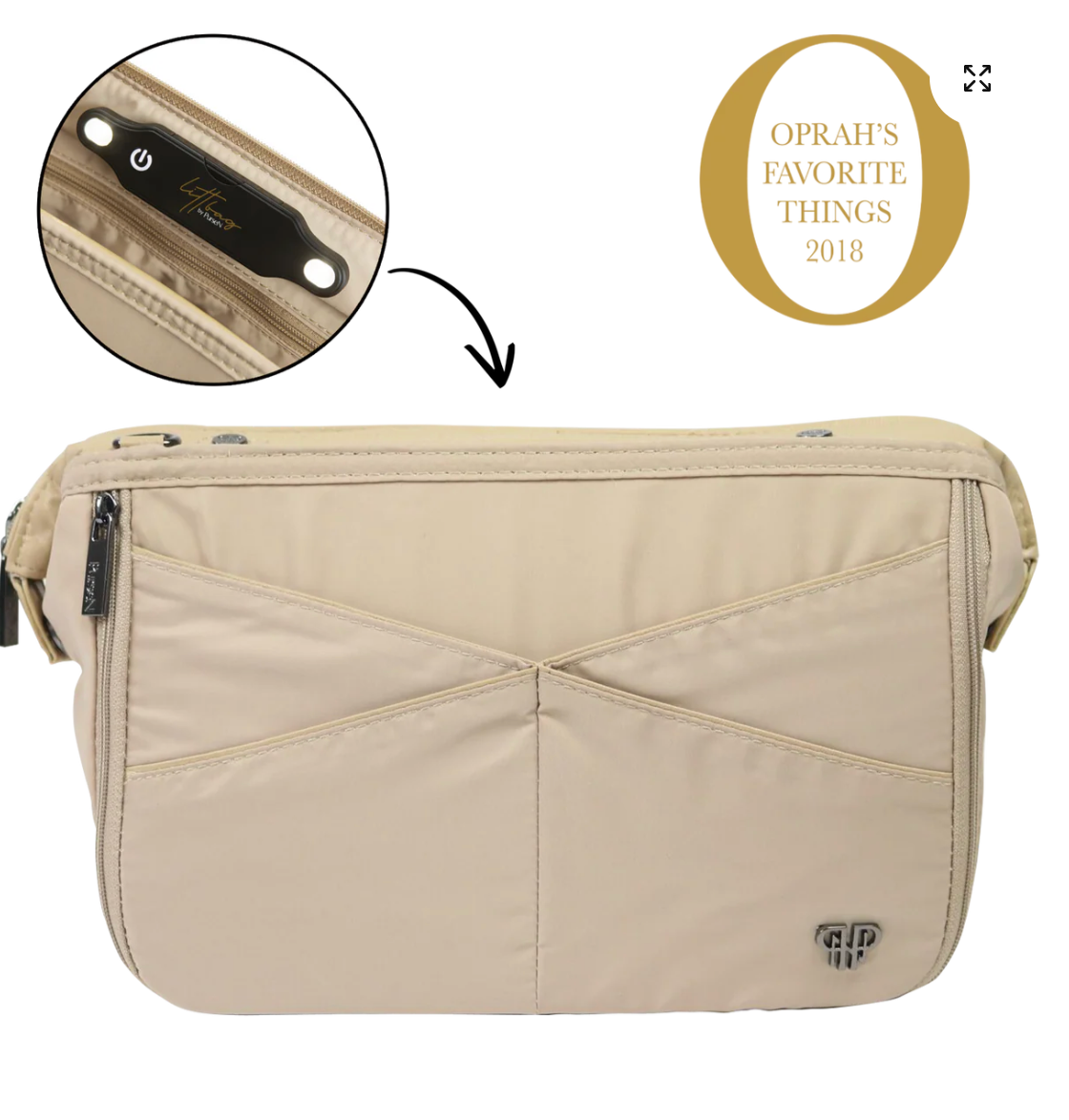 LittBag Organizer In Nude