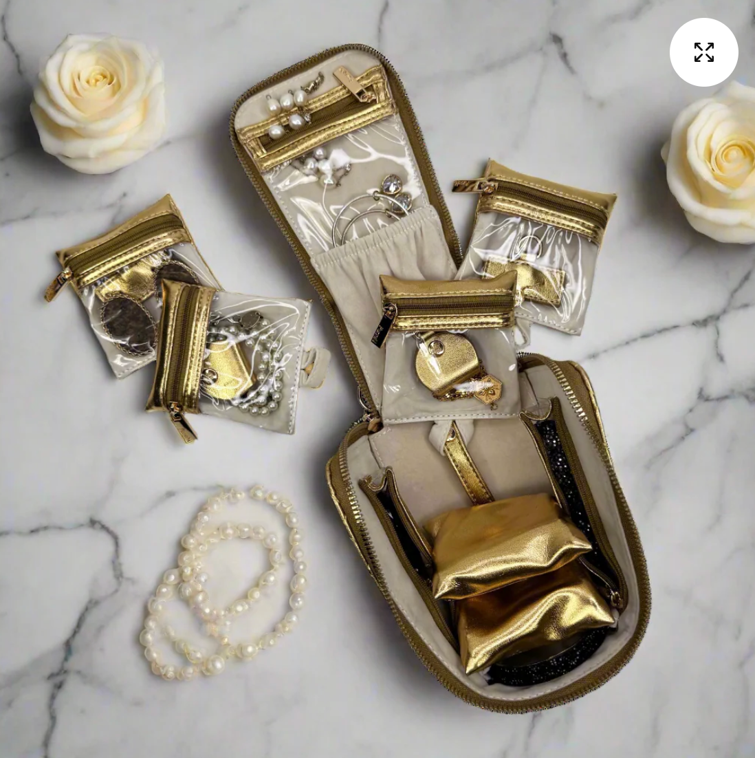Train Jewelry Case In 24 Karat