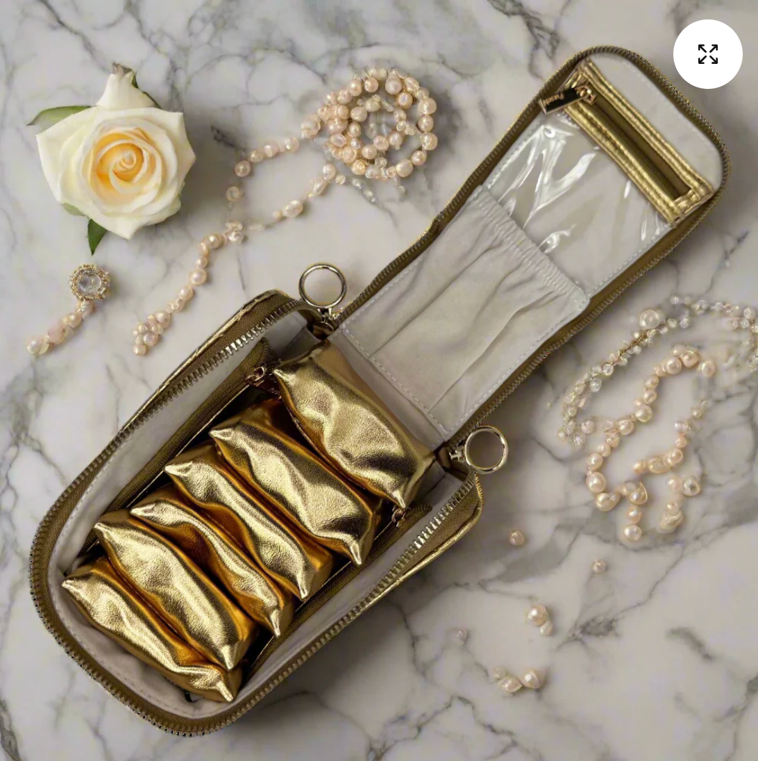 Train Jewelry Case In 24 Karat