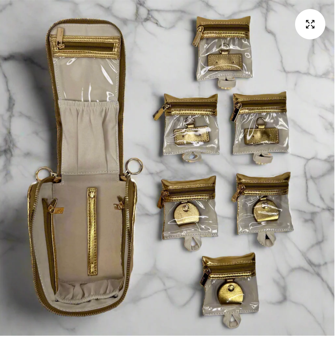 Train Jewelry Case In 24 Karat
