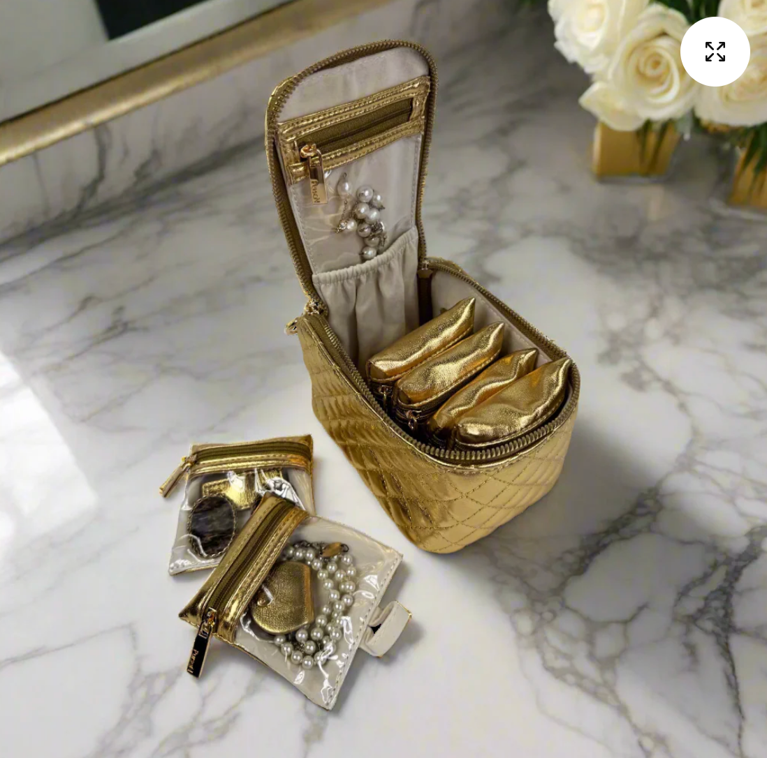 Train Jewelry Case In 24 Karat