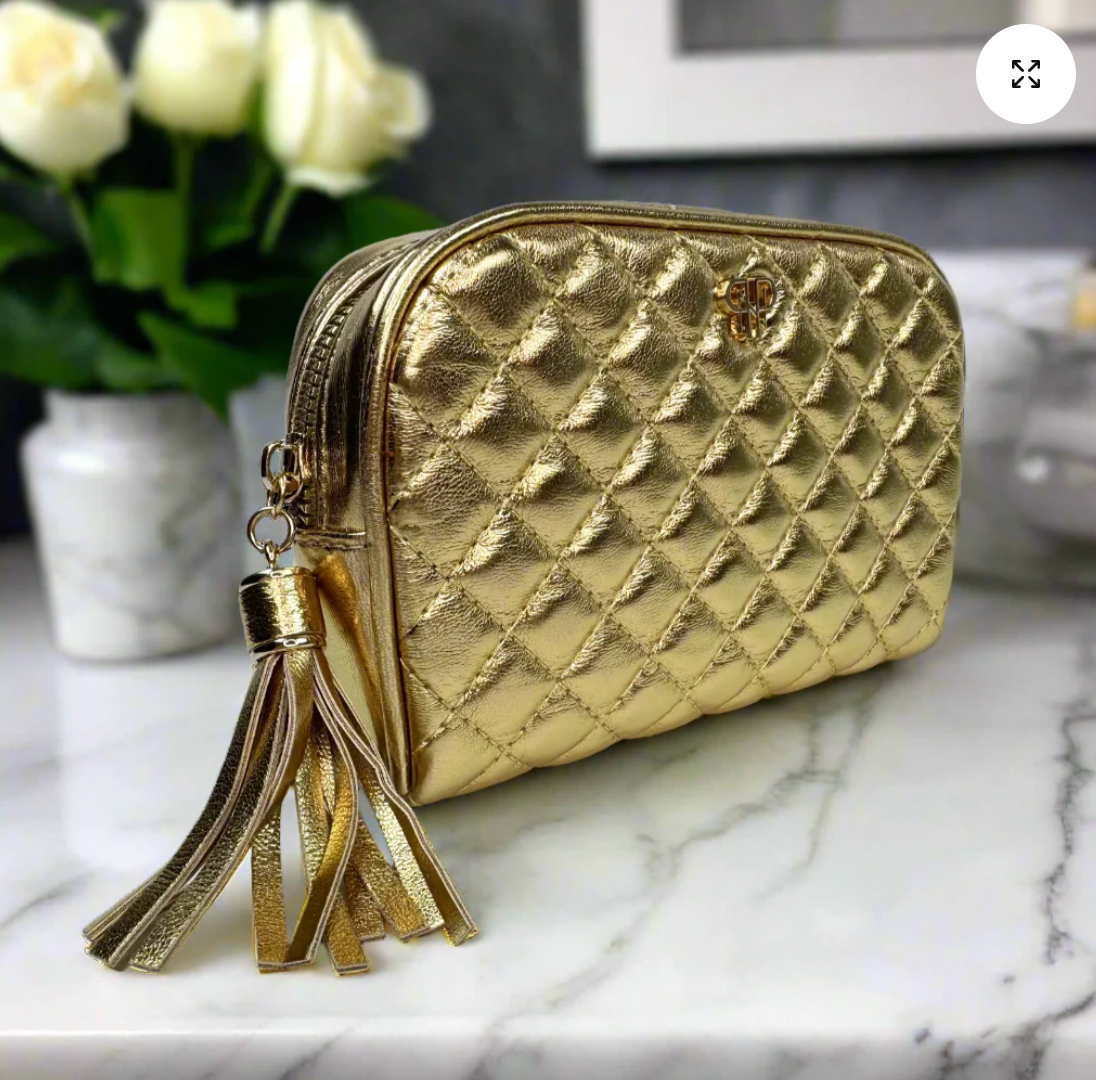 Glam Makeup Case In 24 Karat