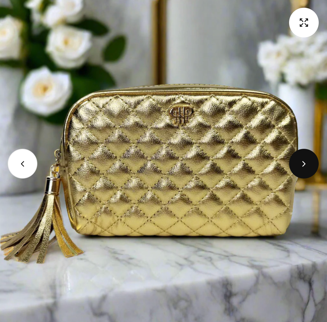 Glam Makeup Case In 24 Karat