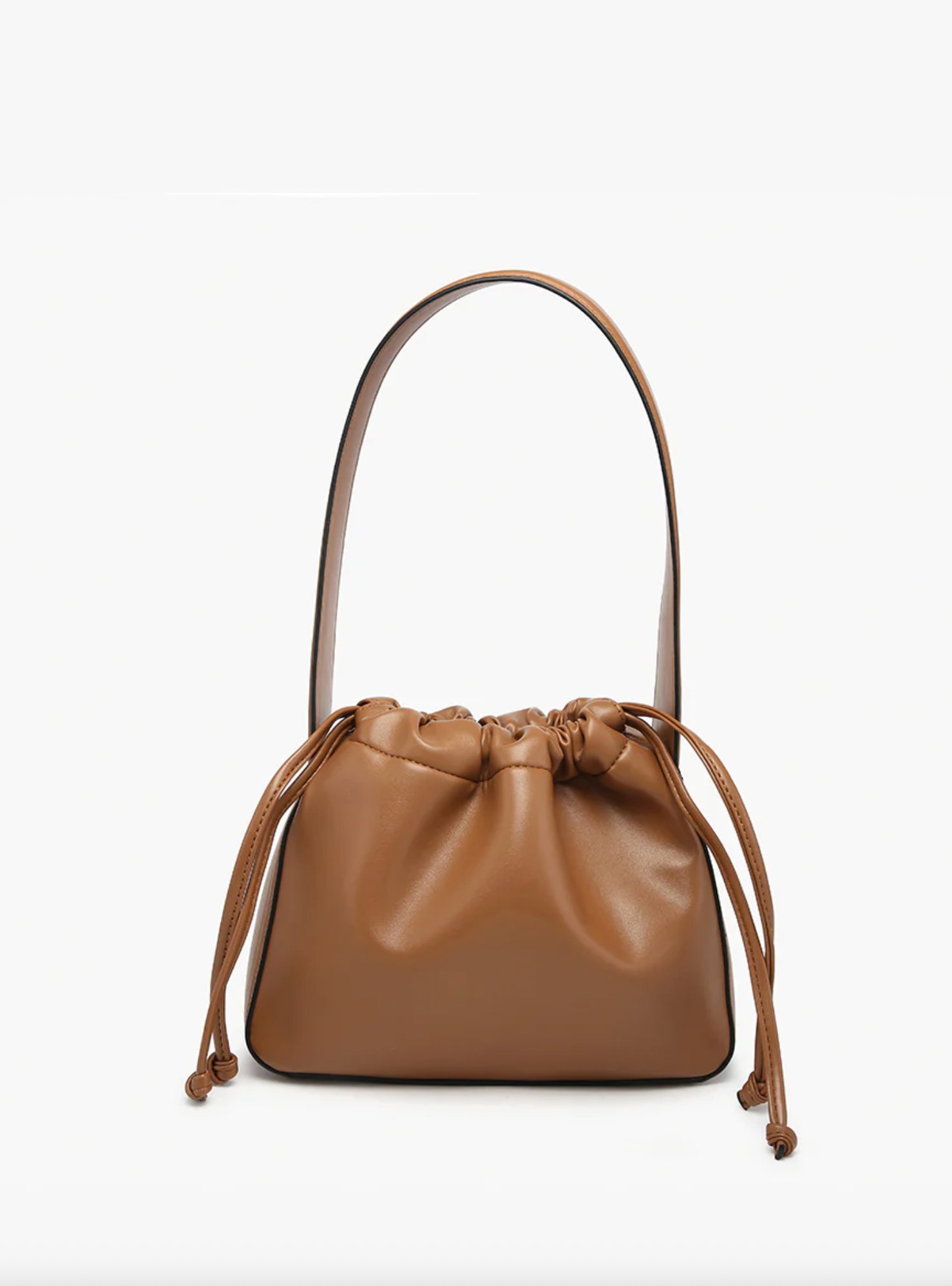 Yang Cinched Bucket Bag In Taupe