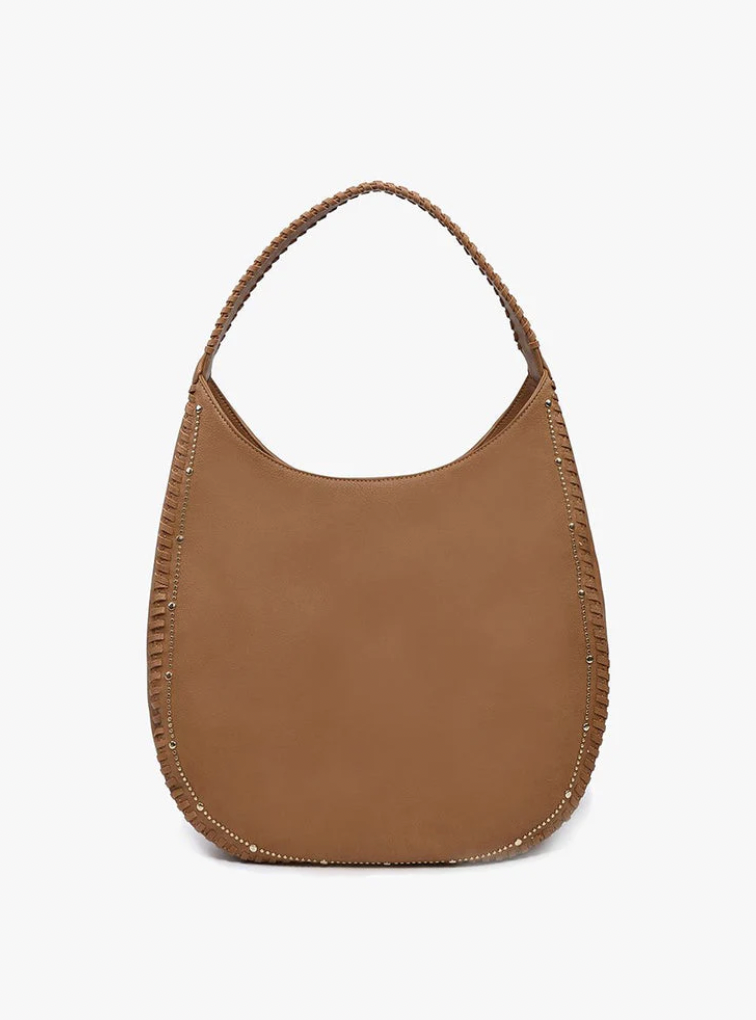 Leslie Studded Hobo Bag