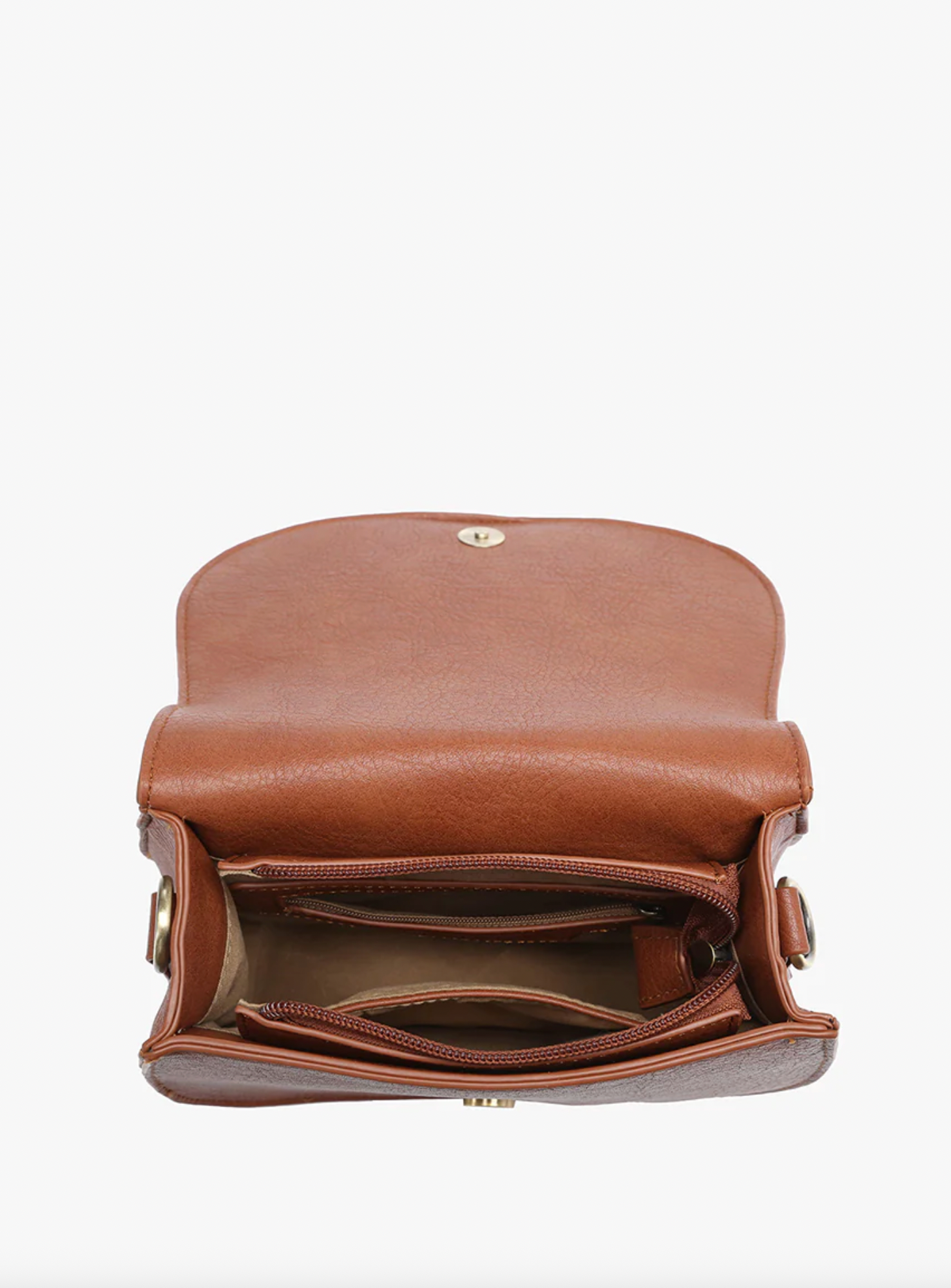 Georgie Front Detail Crossbody In Navy