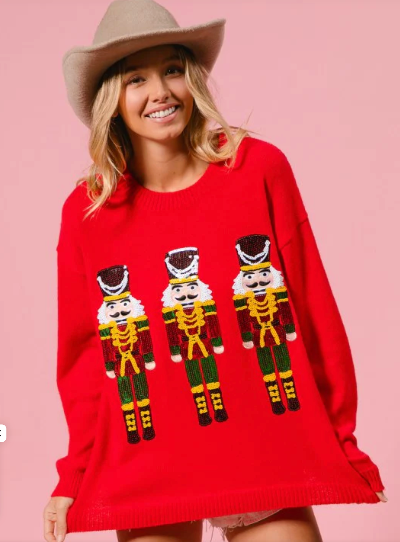 The Sparkling Toy Soldier Sweater