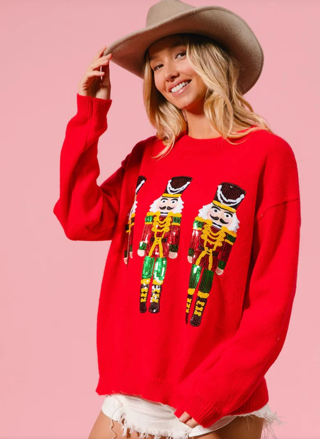 The Sparkling Toy Soldier Sweater