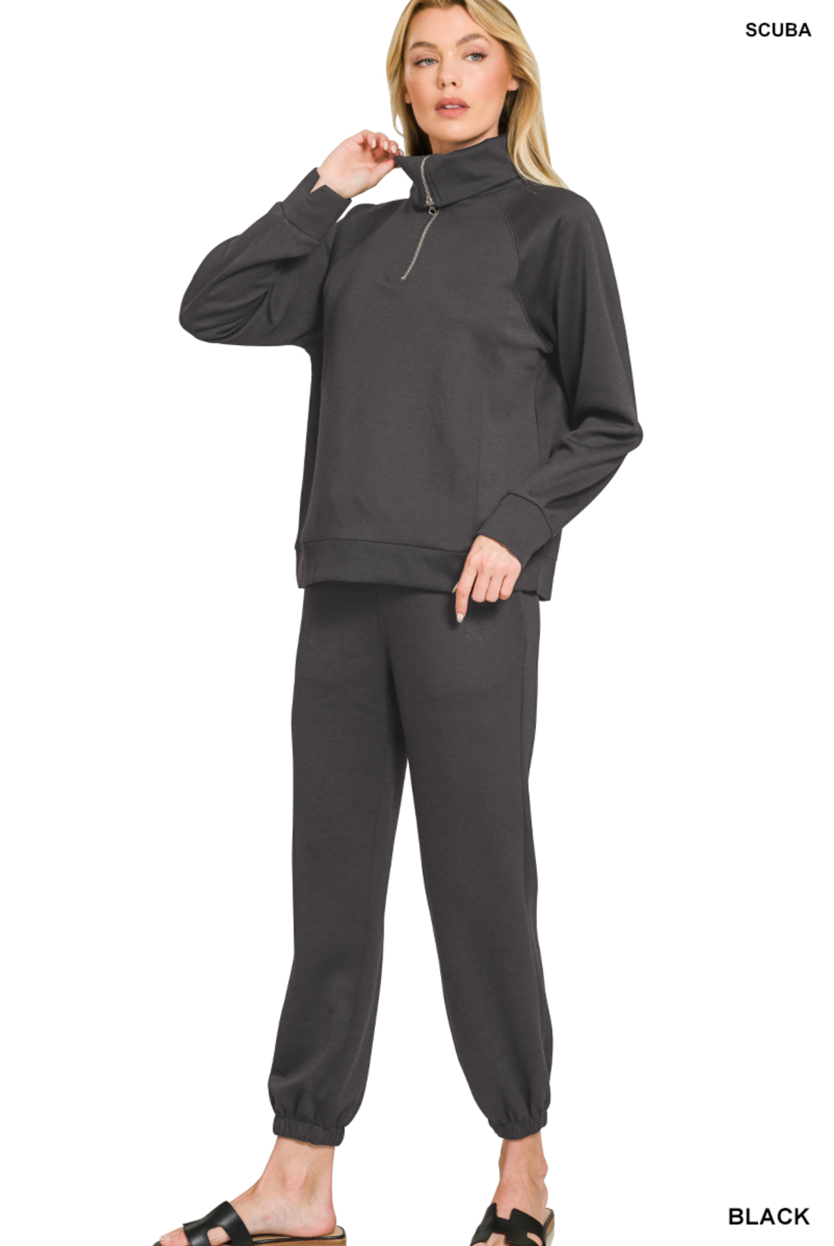 The Luxe Lounge Set In Black