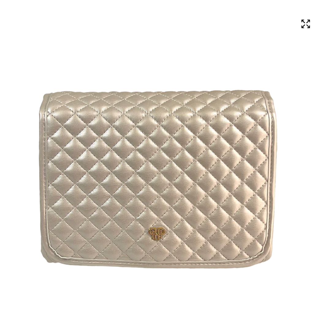 Classic Toiletry Case In Pearl Quilted