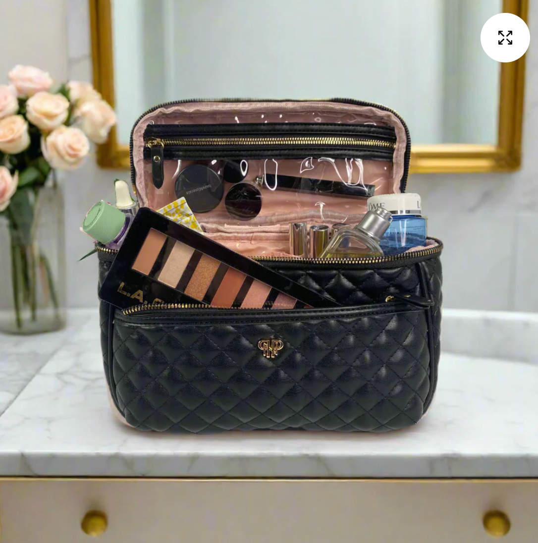 Classic Train Case In Timeless Quilted