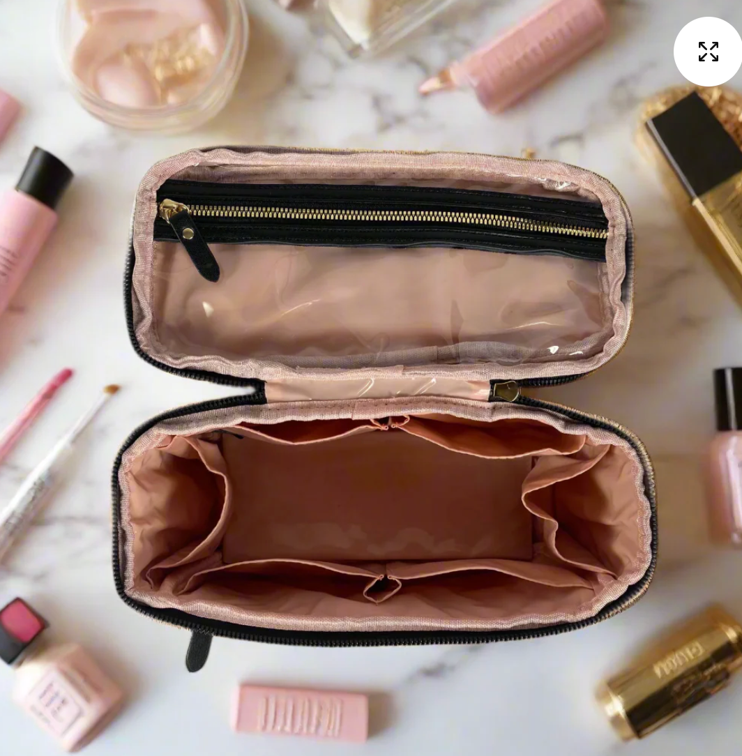 Classic Train Case In Timeless Quilted