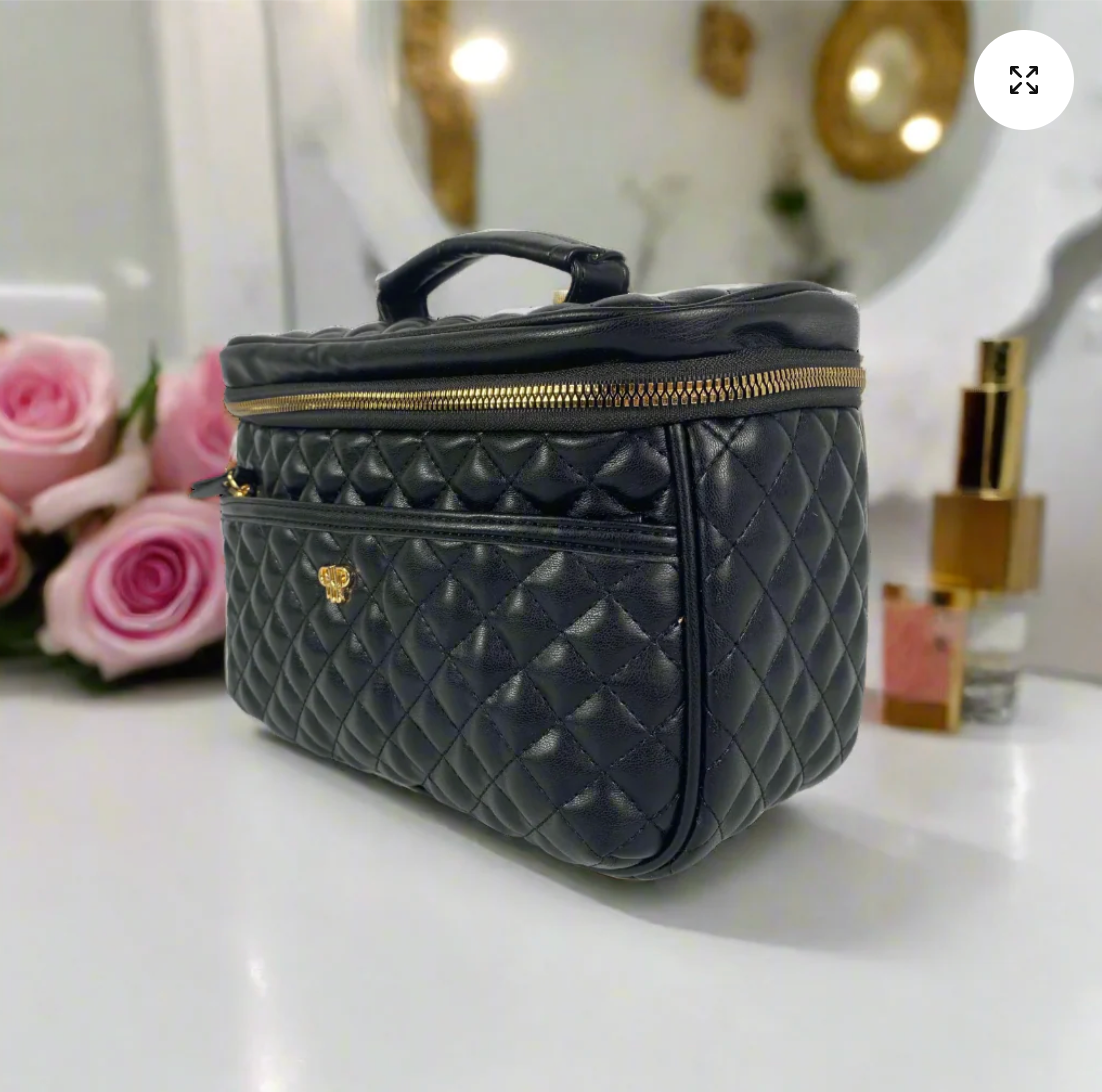 Classic Train Case In Timeless Quilted