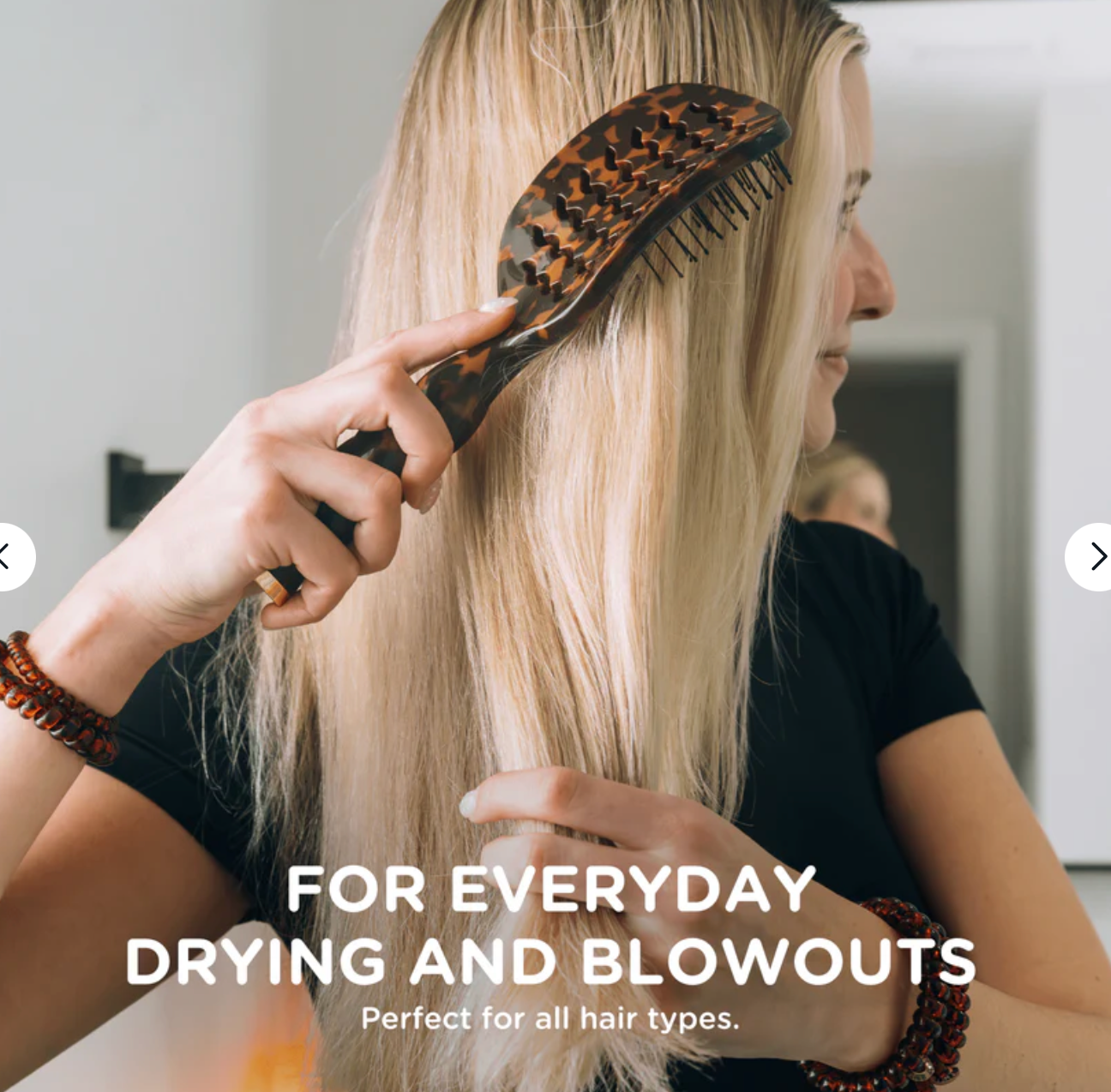 Vented Hair Brush In Tortoise