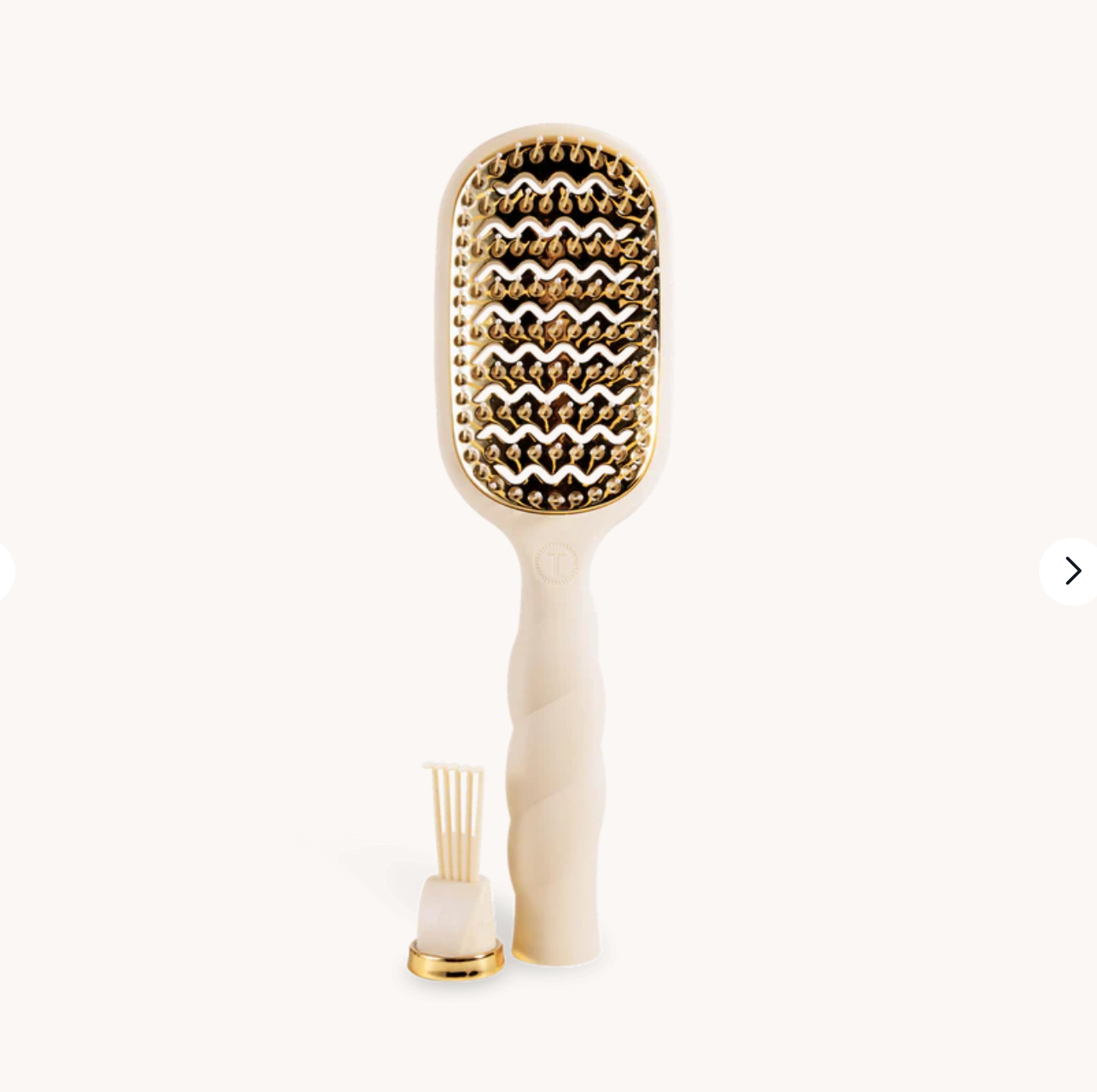 Vented Hair Brush In Tan