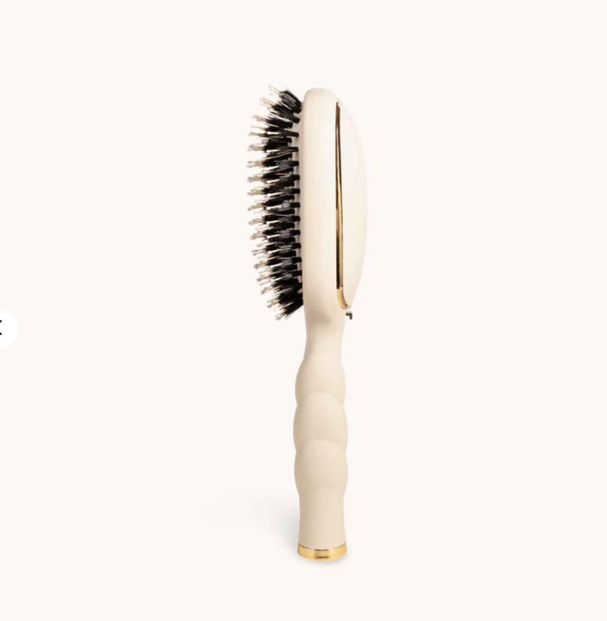 Boar Bristle Hair Brush In Tan