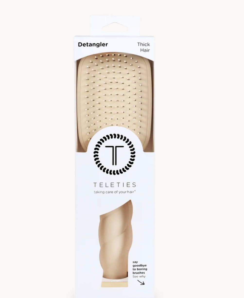 Detangler Hair Brush For Thick Hair In Tan
