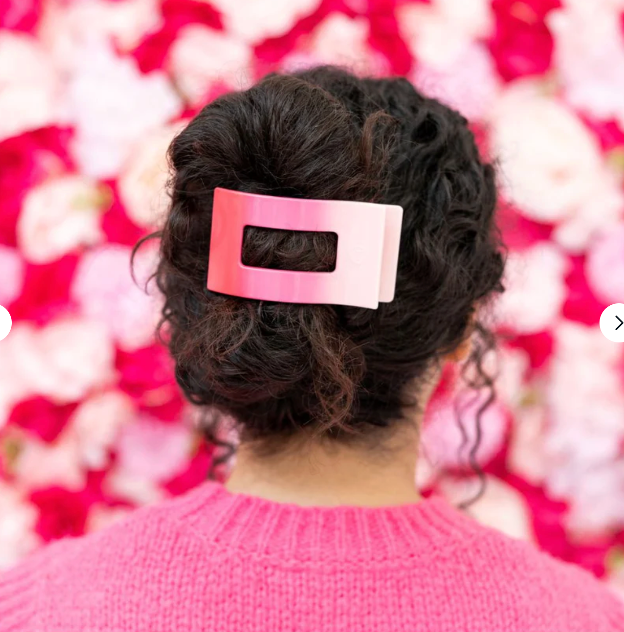 Kiss + Tell Medium Flat Rectangle Clip