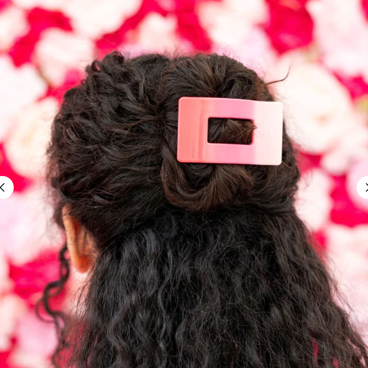 Kiss + Tell Small Flat Rectangle Clip