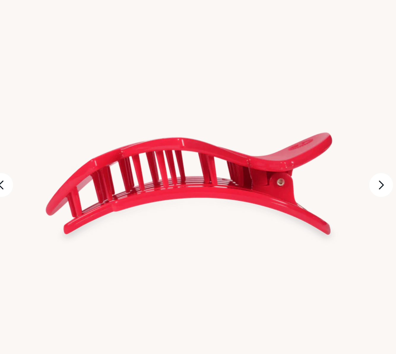 Red Heart To Heart Tiny Flat Hair Clip