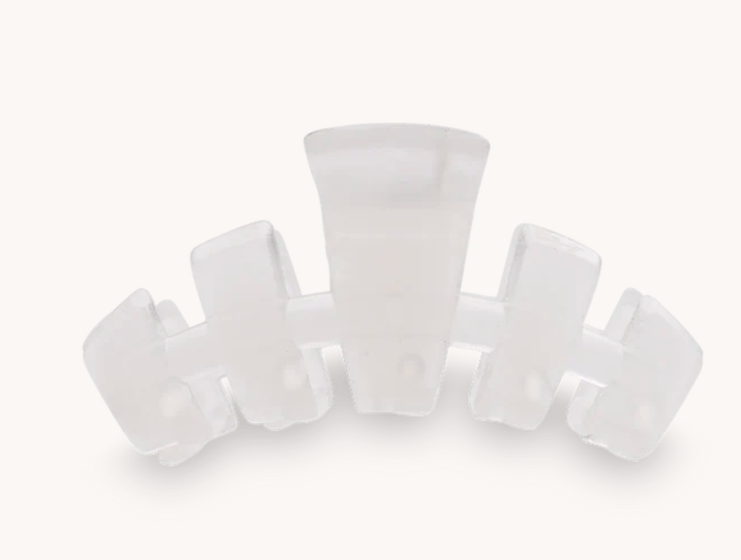 Coconut White Tiny Hair Clip