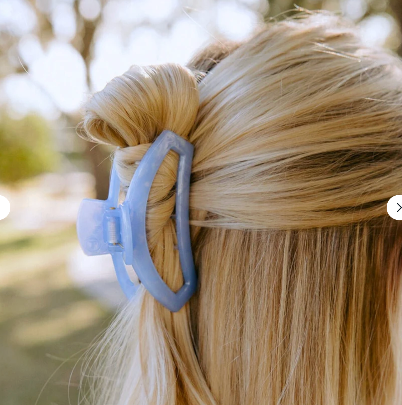 Open Blue Lagoon Medium Hair Clip