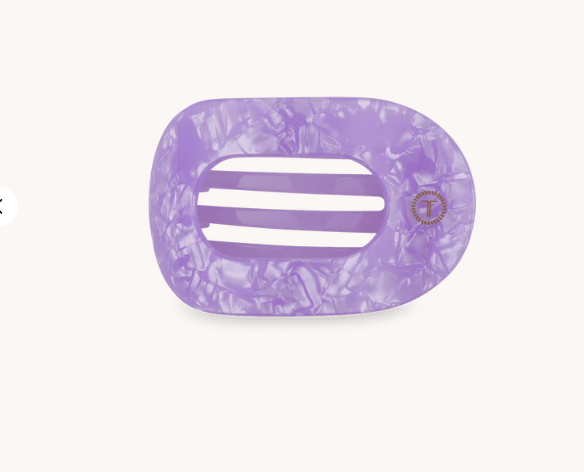 Lavender Mist Small Flat Round Clip