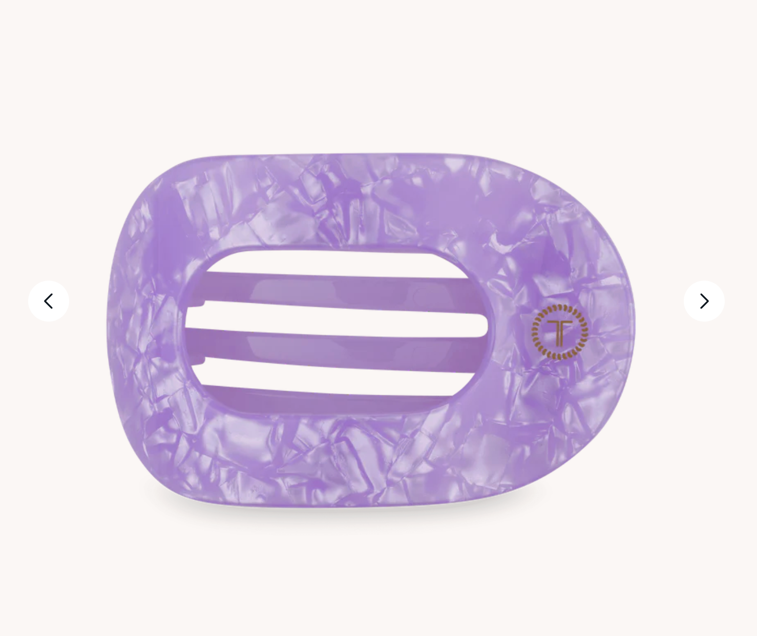 Lavender Mist Large Flat Round Clip
