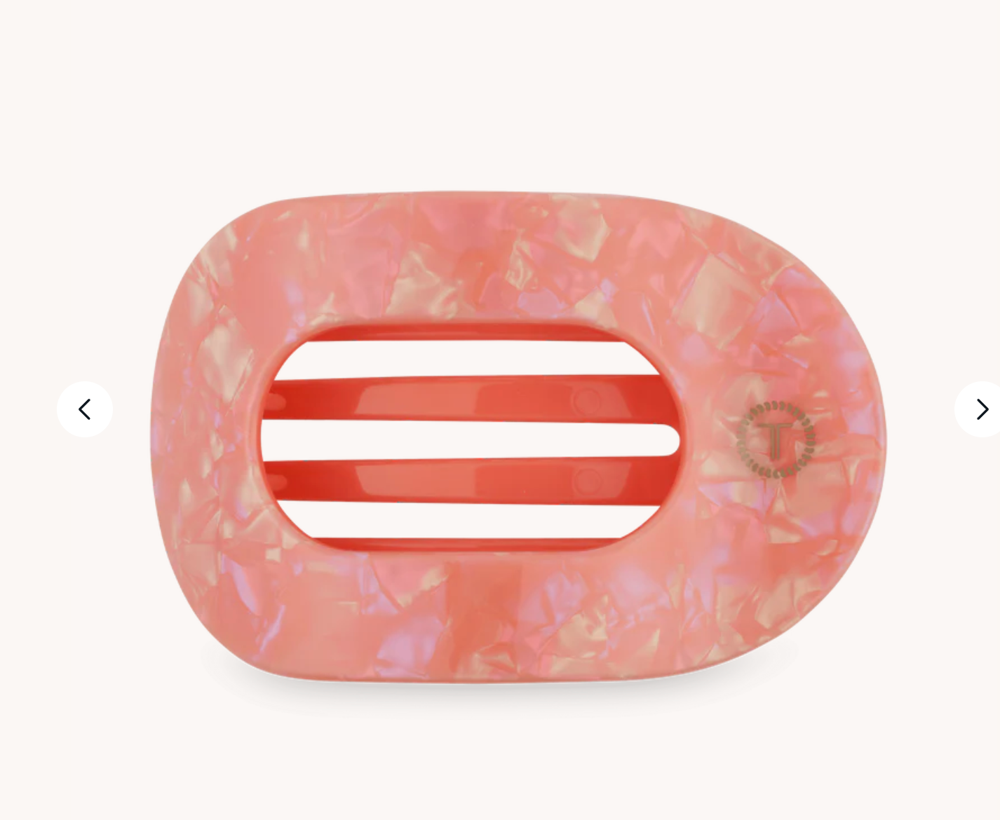 Dreamsicle Large Flat Round Clip