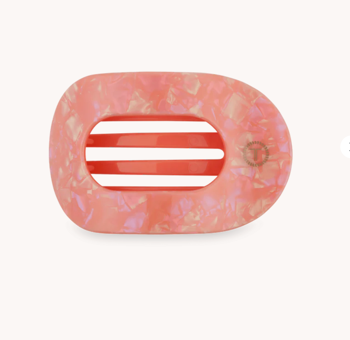 Dreamsicle Medium Flat Round Clip