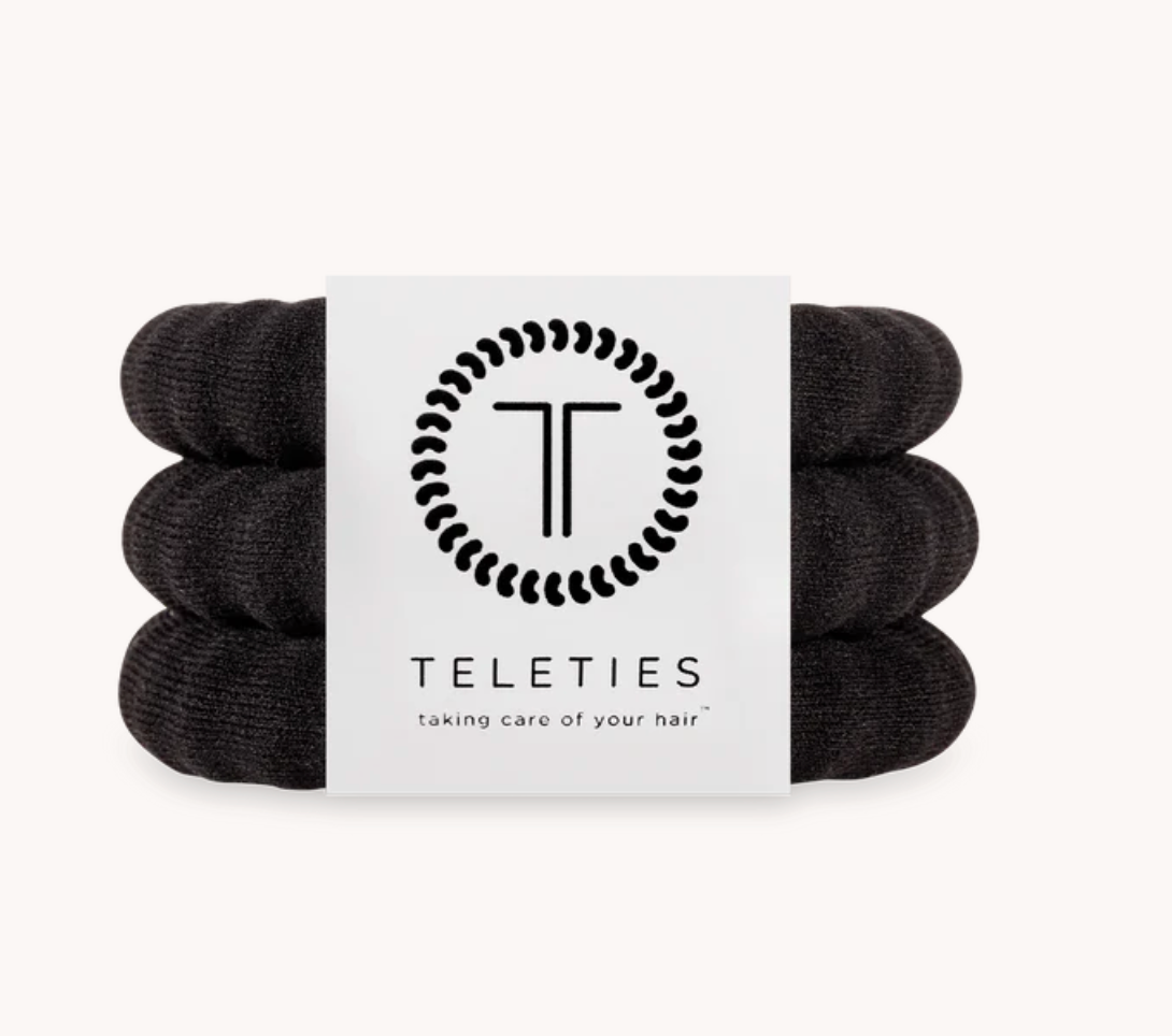 Jet Black Large Nylon Teleties