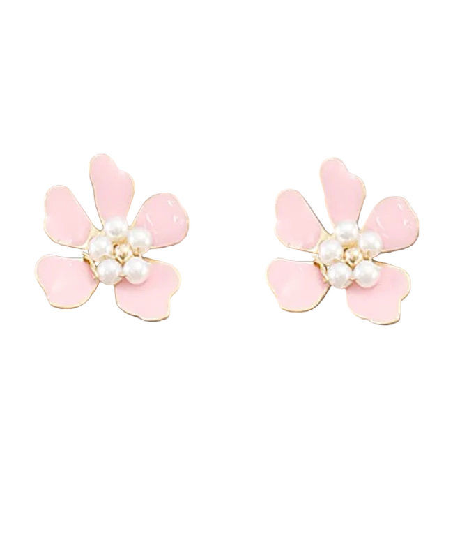 Fresh Pick Earrings In Pink