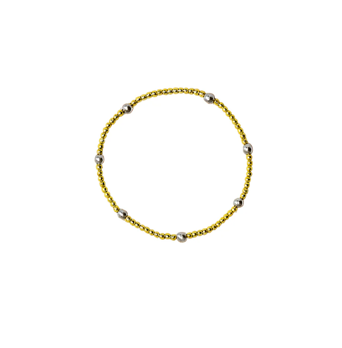 The Minnie Bracelet in Silver + Gold