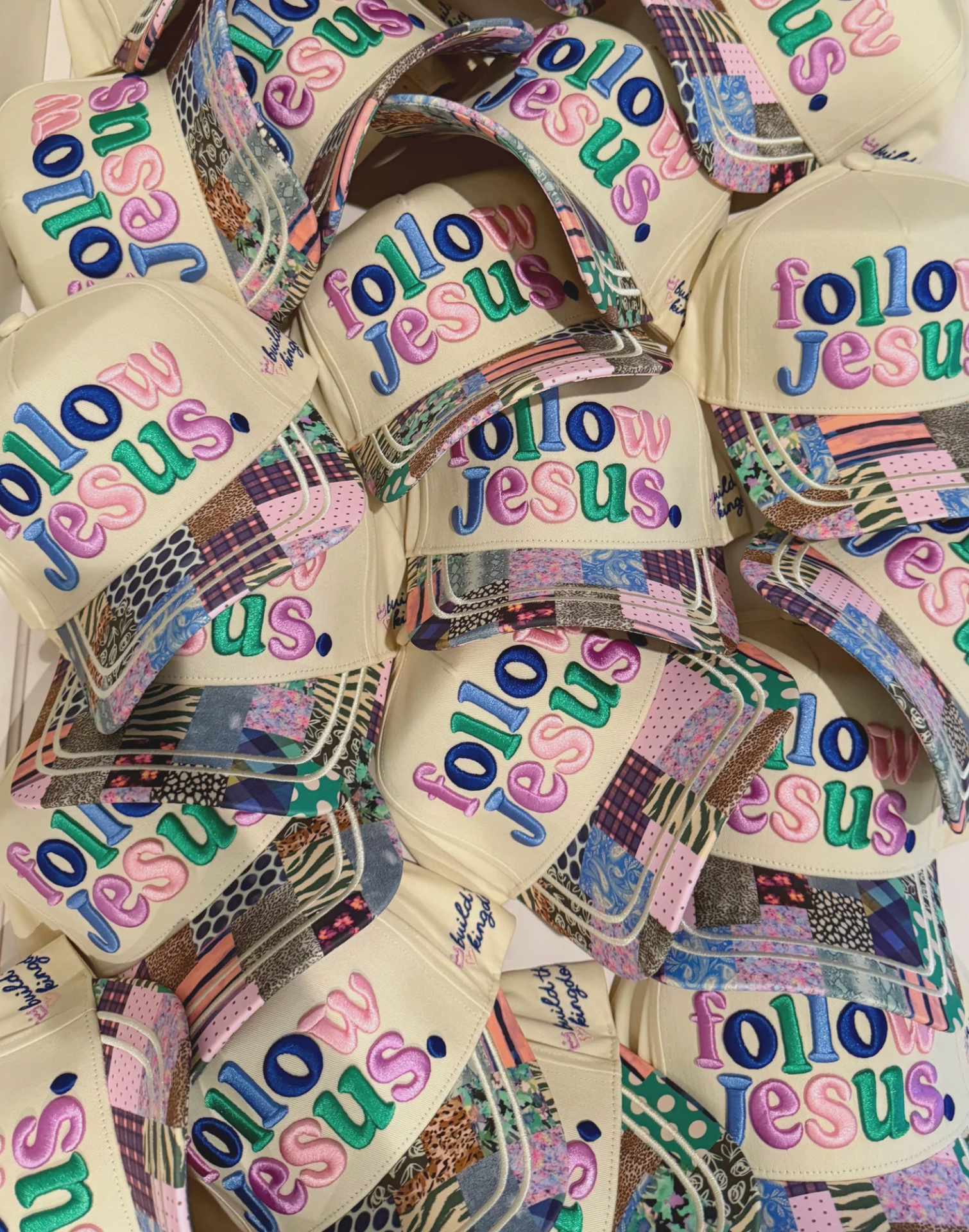 Colorful Follow Jesus Hat