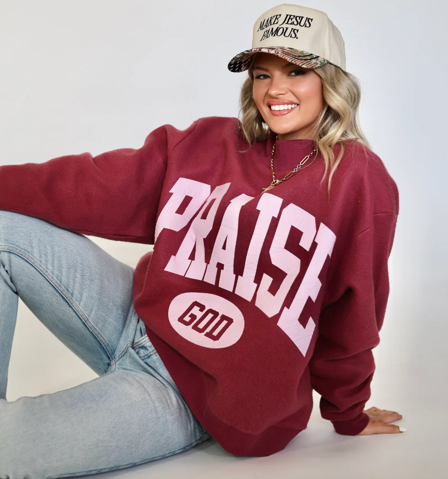 Praise God Reversible Mockneck